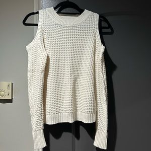 Loft cut away shoulder sweater
